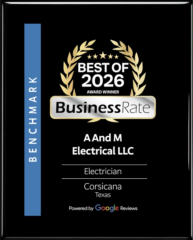 A&M Electrical -- BusinessRate Best of 2026 Award Winner, Electrician, Corsicana Texas